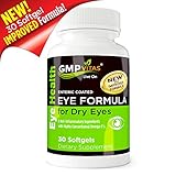 GMPVitas Enteric Coated Eye Formula- 1480mg Omega-3 Supplement-590mg EPA-440mg DHA-1000 IU Vitamin A-2000 IU Vitamin D3