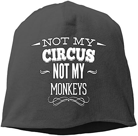Unisex Fashion Cuff Not My Circus, Not My Monkeys Retro Warm Winter Hat