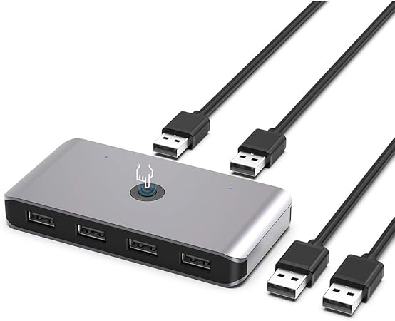 one printer two computers usb hub