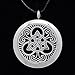 AromaRain Men's and Boys Celtic Guardian Mens Essential Oil Diffuser Necklace For Men and Kids - Premium 316L Surgical Stainless Steel Locket for Aromatherapy