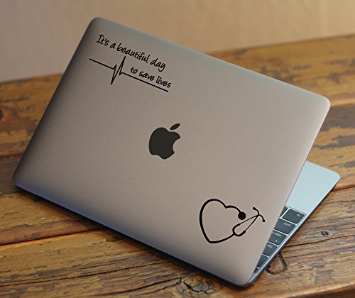 Grey's Anatomy (Black) die cut Genuine ViaVinyl decal for automobile window, Yeti and RTIC tumbler cup, Macbook and laptop, iPhone and Android cell phone, iPad and tablet and more! - Thumbnail 5