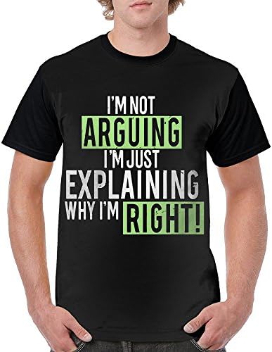 Men I'am Right Novelty Casual Crew Neck Short Sleeve Raglan Baseball T-Shirt Gift
