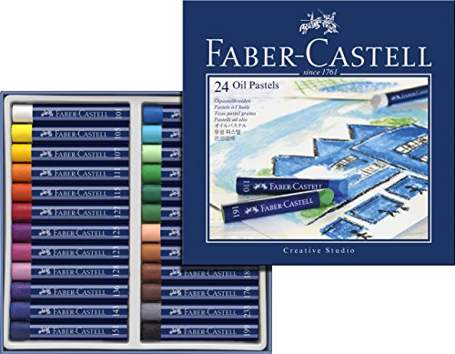 Faber-Castel FC127024 Creative Studio Oil Pastel Crayons (24 Pack), Assorted