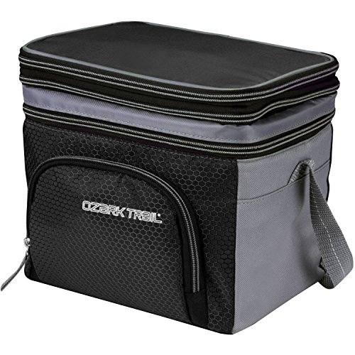 Ozark Trail 6-Can Cooler with Removable Hardliner, Black