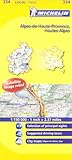 Michelin Map France: Alpes-de-Haute-Provence, Hautes-Alpes 334 (Maps/Local (Michelin)) (English and French Edition)