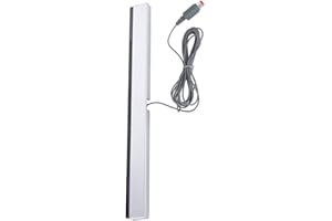 Wired Infrared Ray Sensor Bar, Ergonomical Wired Receiver Standcfor Compatible with WII/WIIU Console