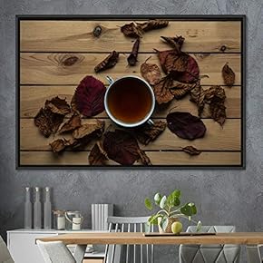 signwin Framed Canvas Wall Art Cup of Tea...
