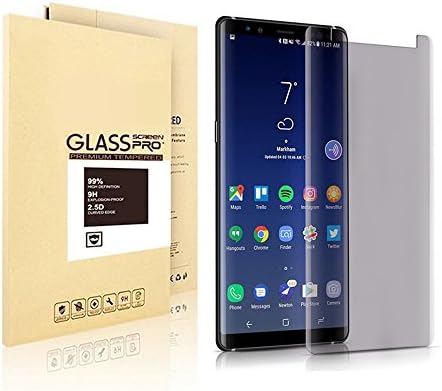 Rockxdays Privacy Screen Protector For Samsung Galaxy Note 8, [Anti Spy][9H Hardness] Tempered Glass Screen Protector [Anti-Fingerprint] [Bubble Free]For Galaxy Note 8