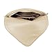 b.m.c BMC Fashion Forward Dinosaur Eggshell Faux Leather Envelope Style Studded Square Circle Fashion Clutch