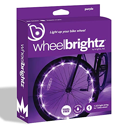 Brightz WheelBrightz LED Bike Wheel Spoke Lights, Purple, 1 Wheel Light