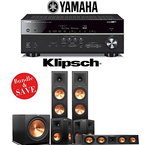 Klipsch-Reference-Premiere-RP-280F-51-Ch-Home-Theater-System-with-Yamaha-RX-V683BL-72-Ch-4K-Network-AV-Receiver