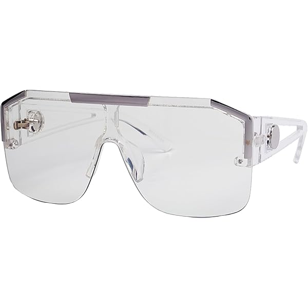 Versace Gafas De Sol Para Mujer, Montura Rosa Transparente, Lentes Plateadas, 2.323 In