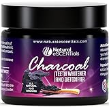 Natural Escentials All Natural Charcoal Teeth Whitening Powder - Contains Activated Charcoal, Calcium Bentonite Clay, Organic Mint, and Orange Peel