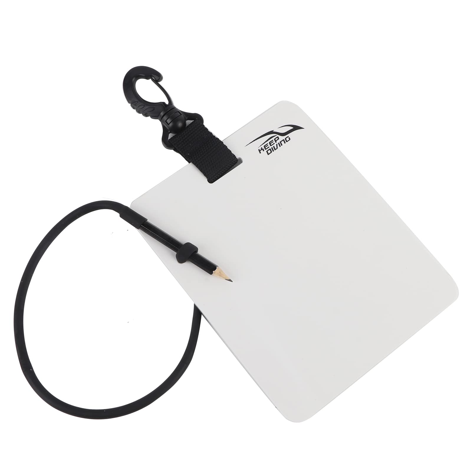 Joyzan Underwater Writing Slate, Diving Pencil Board Handwriting Plate Plastic Wristboard High Visibility Notebook Gear with Hanging String Waterproof Wordpad for Scuba Marine Communication Tool