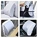 RECCI Ergonomic Lumbar Pillow - 100% Pure Memory Foam Back Cushion for Office Chair, Car, Bed, Sofa, Couch, Back Support Pillow for Back Pain Relief, 13.8×13×4.7 inch, Grey