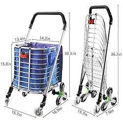 Upgraded Folding Shopping Carts for Groceries