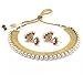 YouBella Jewellery Bollywood Ethnic Gold Plated Traditional Indian Necklace Set with Earrings for Women