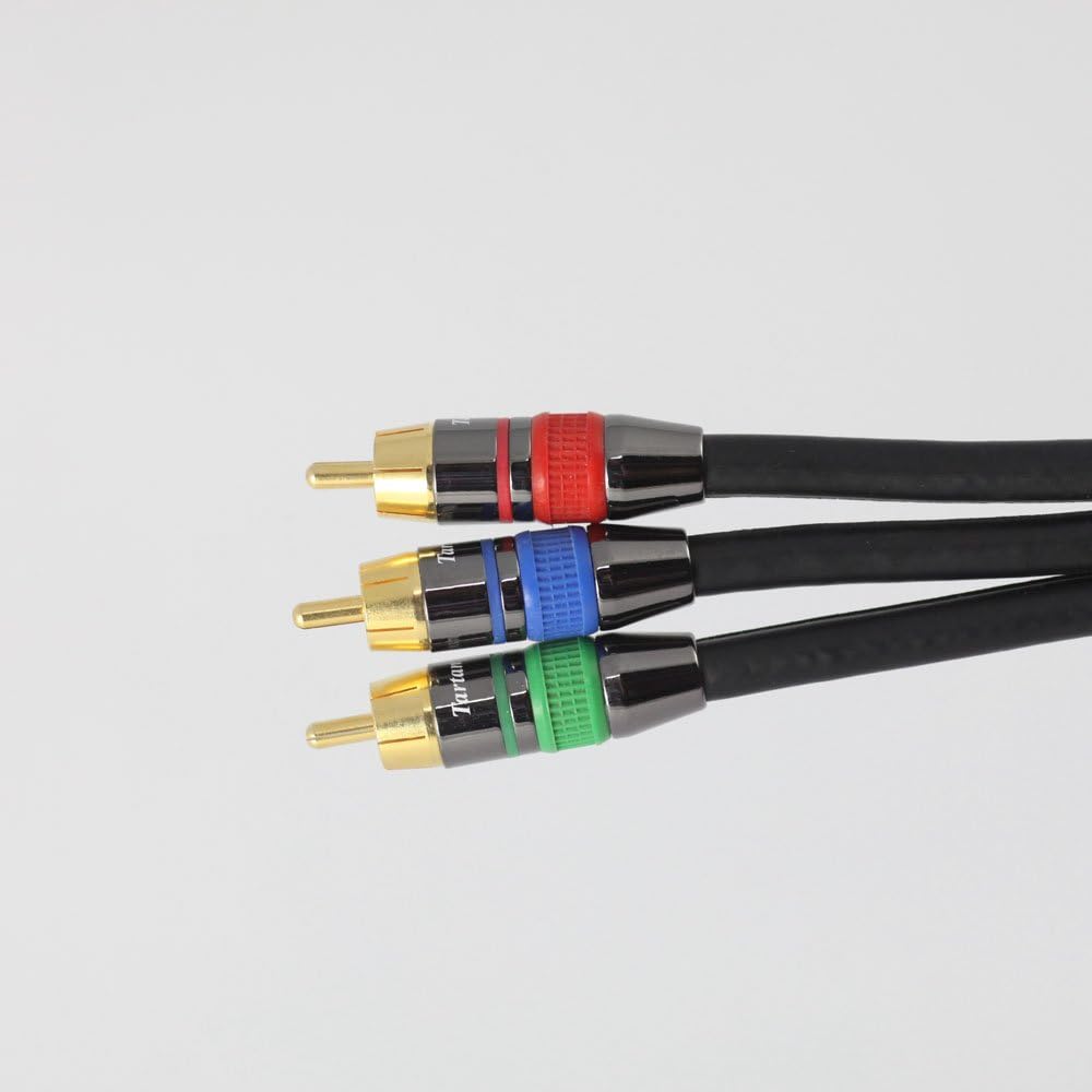 6 Foot Component Video Cable, RCA/RCA; Tartan Cable Brand