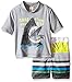 Osh Kosh Boys' Shark Short Sleeve Rash Guard Set