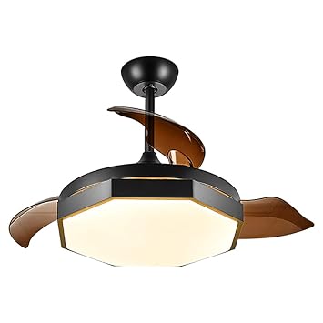 Amazon Com Bgtrryhy Ceiling Fan Chandelier Mute Retractable Blade