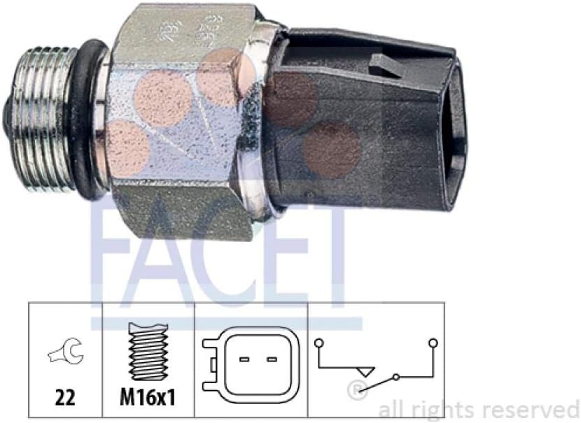 Facet 7.6267 Switch, reverse light