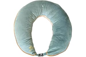 Legendary Valari Pillow Reading, Gaming, & Crochet Support Pillow Ergonomic Arm Pillow for Adults with a Breathable, Machine-Washable Cover Computer Pillow Made with Dacron Filling (Sage & Yellow)