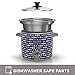 BLACK+DECKER SC2004D 4 Quart Dial Control Slow Cooker with Built in Lid Holder, Purple Pulse