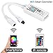 Litake WiFi Wireless LED Smart Controller for 3528 5050 LED Light Strips, Free App Working with Android and IOS System Mobile Phone, Comes with a 24 Keys Remote Control