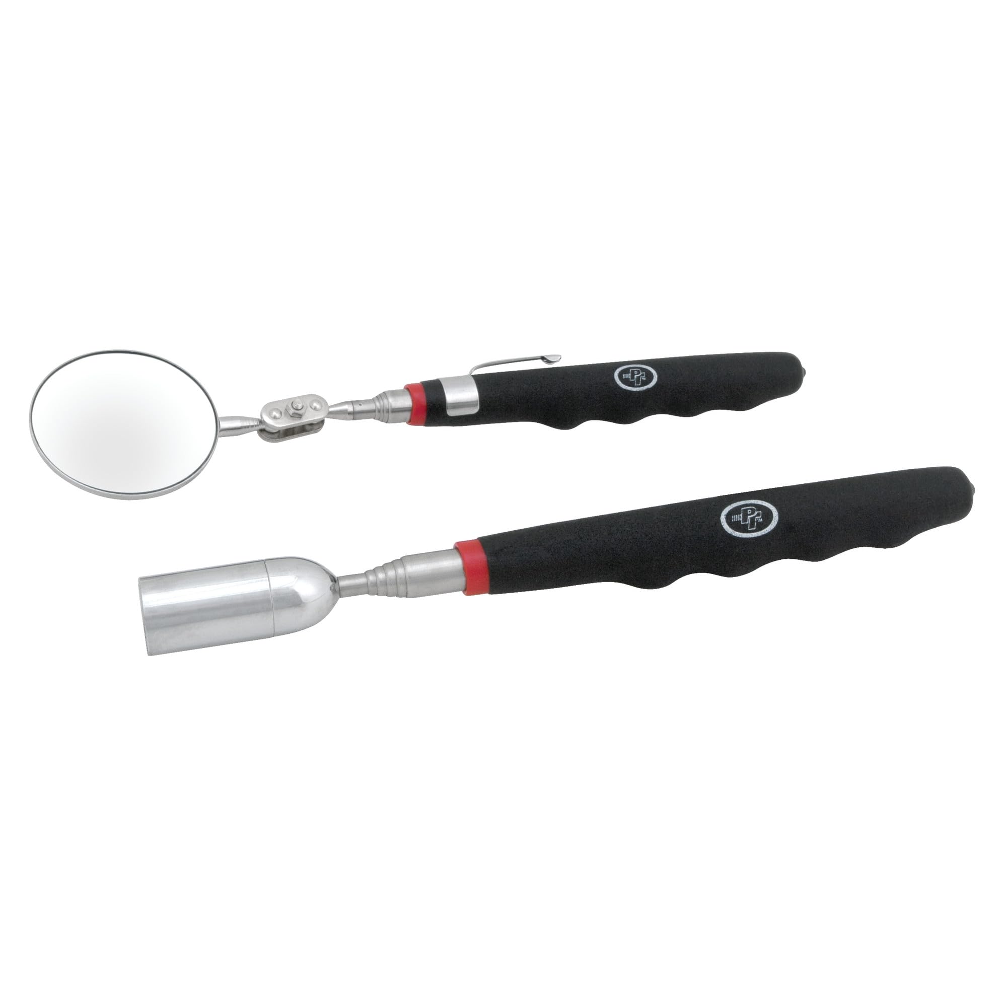 Performance Tool W1934 Lighted Magnetic Pickup Tool with LED, Retriever, and Inspection Mirror