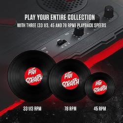 Numark PT01USB - Portable Vinyl Record Player, USB