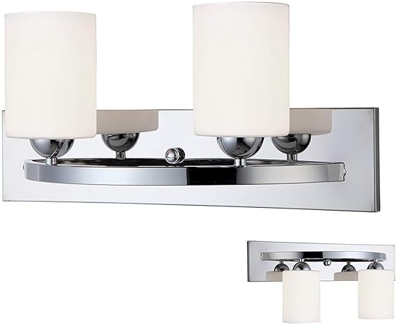 2 bulb bathroom light fixtures