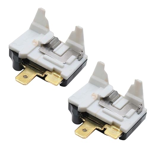 Yootop - 2 piezas 1/4HP 220V 4TM compresor de refrigerador, relé ...