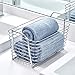 iDesign Classico Metal Wire Storage Organizer Bin with Handles, Container for Bathroom, Bedroom, Pantry, Kitchen, Closet, 7.5