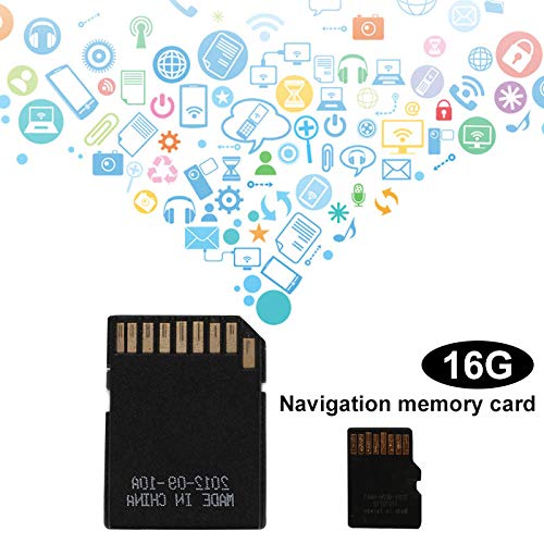 SHUNYUS 16G Navigations-Speicherkarte, GPS-Speicherkarte, Mini-Karte, Speicherkarten mit Navigationssoftware Wce System… – Bild 5