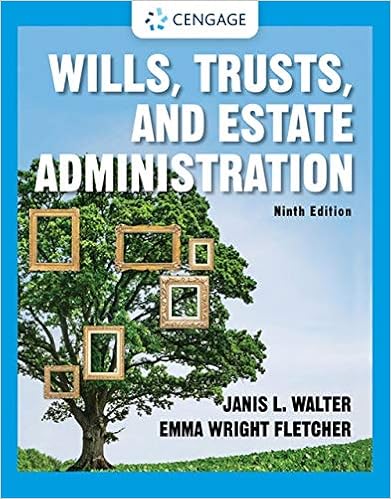 Wills Trusts And Estate Administration Mindtap Course List Walter Janis Wright Emma 9780357452196 Books
