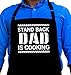 ApronMen, Stand Back Dad Is Cooking, Cotton Kitchen Apron - Gifts for Dad - BBQ Grill Apron for Men - Adjustable One Size Fits All - Cooking Gifts For Men
