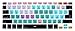 HRH Avid Pro Tools Functional Shortcuts Hotkey Silicone Keyboard Cover Skin for MacBook Air 13,Pro13/15/17 (with or w/Out Retina Display,2015 or Older Version),for iMac Older,USA and European