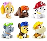 Paw Patrol Pup Squirters Complete Set 6 Characters Nickelodeon Spin Master
