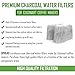 SPREAD - Pack of 6 Premium Charcoal Water Filters Designed for Cuisinart Coffee Makers dcc-rwf