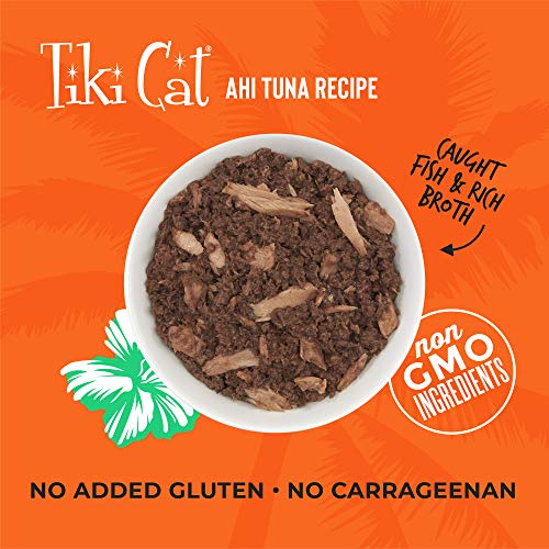Tiki Pets Cat Grill GrainFree, LowCarbohydrate Wet Food with Whole