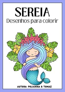 Livro Livro para colorir : Sereia (livros de colorir da Tia Poli)