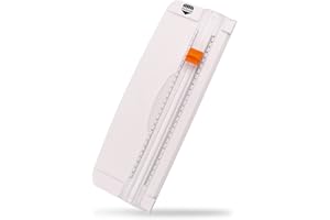 ZEQUAN A4 Portable Paper Cutter 12 inch Paper Trimmer Scrapbooking Tool for Photo Gift Cards Kraft Paper Label and Coupon with Automatic Security Safeguard Paper Trimmers