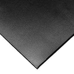 Herco 3/16" (0.1875 in.) Thick Black EPDM Rubber