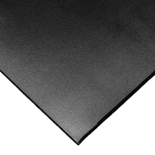 Herco 3/16" (0.1875 in.) Thick Black EPDM Rubber