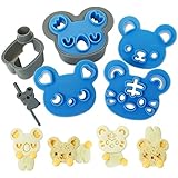 CuteZCute Sandwich Cutter and Cookie Stamp Kit, Cuddle Palz