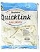 Qualatex 64151 Quicklink - White Latex Balloons, 12