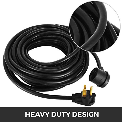 VEVOR Welder Extension Cord 40Amp 50ft 250V, Welding Power Cord with