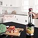 Immersion Blender, Aicok 4-in-1 Hand Blender, Stick Blender with 12 Speed Control, Powerful Hand Mixer Sets Include Chopper, Whisk, BPA Free Beaker, for Soups, Smoothie, Baby Food - Stainless Steel
