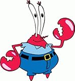 Spongebob Mr. Eugene H. Krabs Cartoon Car Bumper Sticker Decal 5