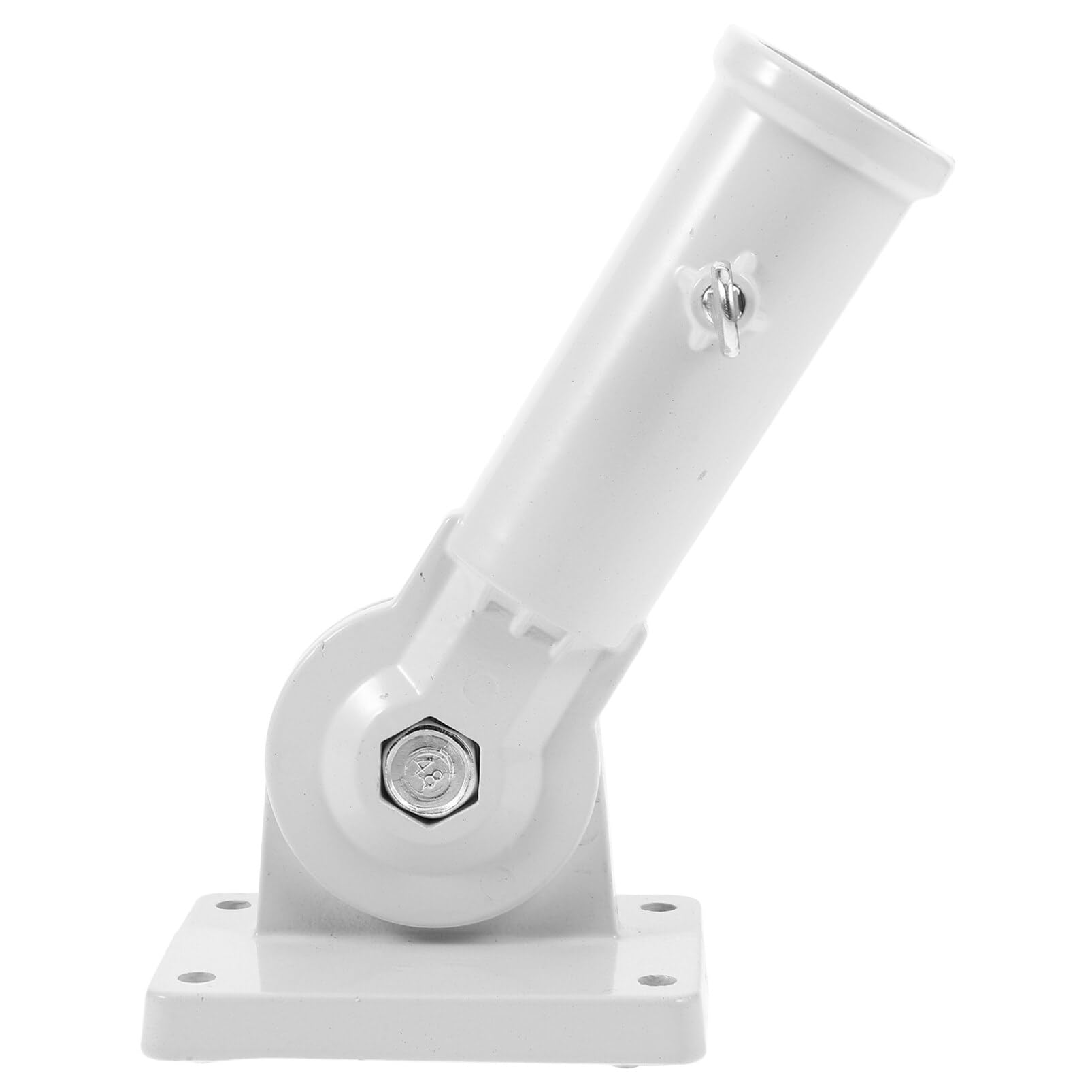 Milisten Adjustable Metal Flag Pole Holder Wall-mounted Bracket for Easy Installation Durable Design for Decorative Flags Versatile Use for Holiday Parties